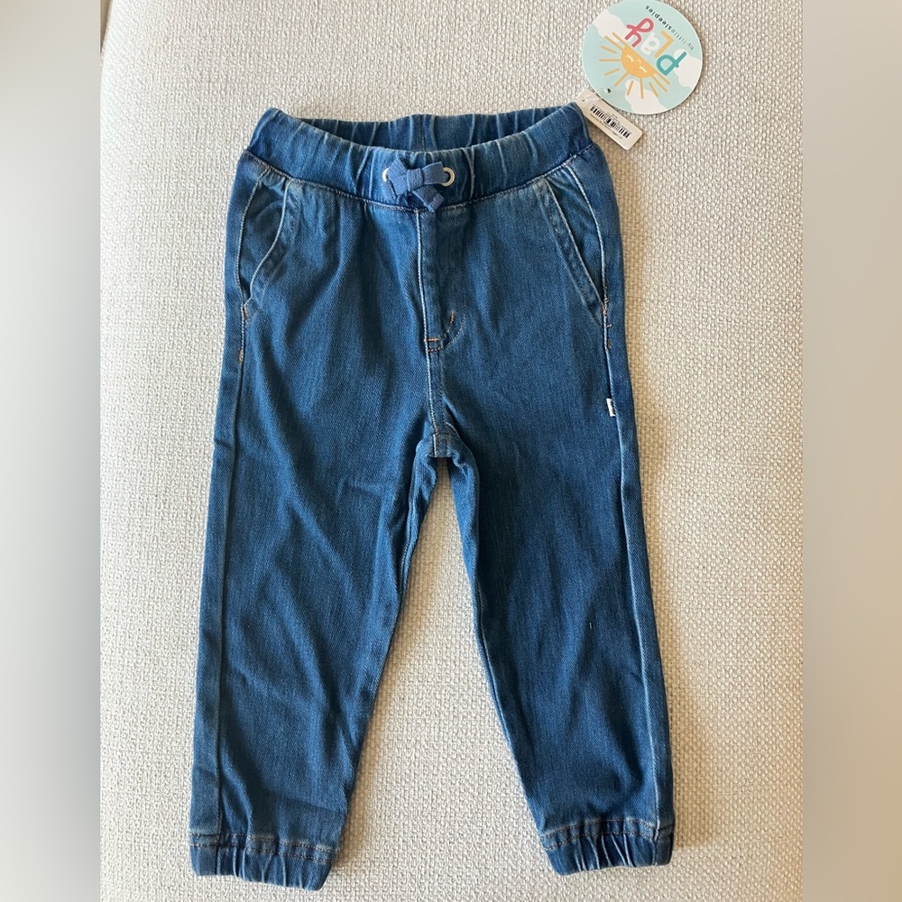 NWT Little Sleepies Play Boys’ Denim Jogger 2T